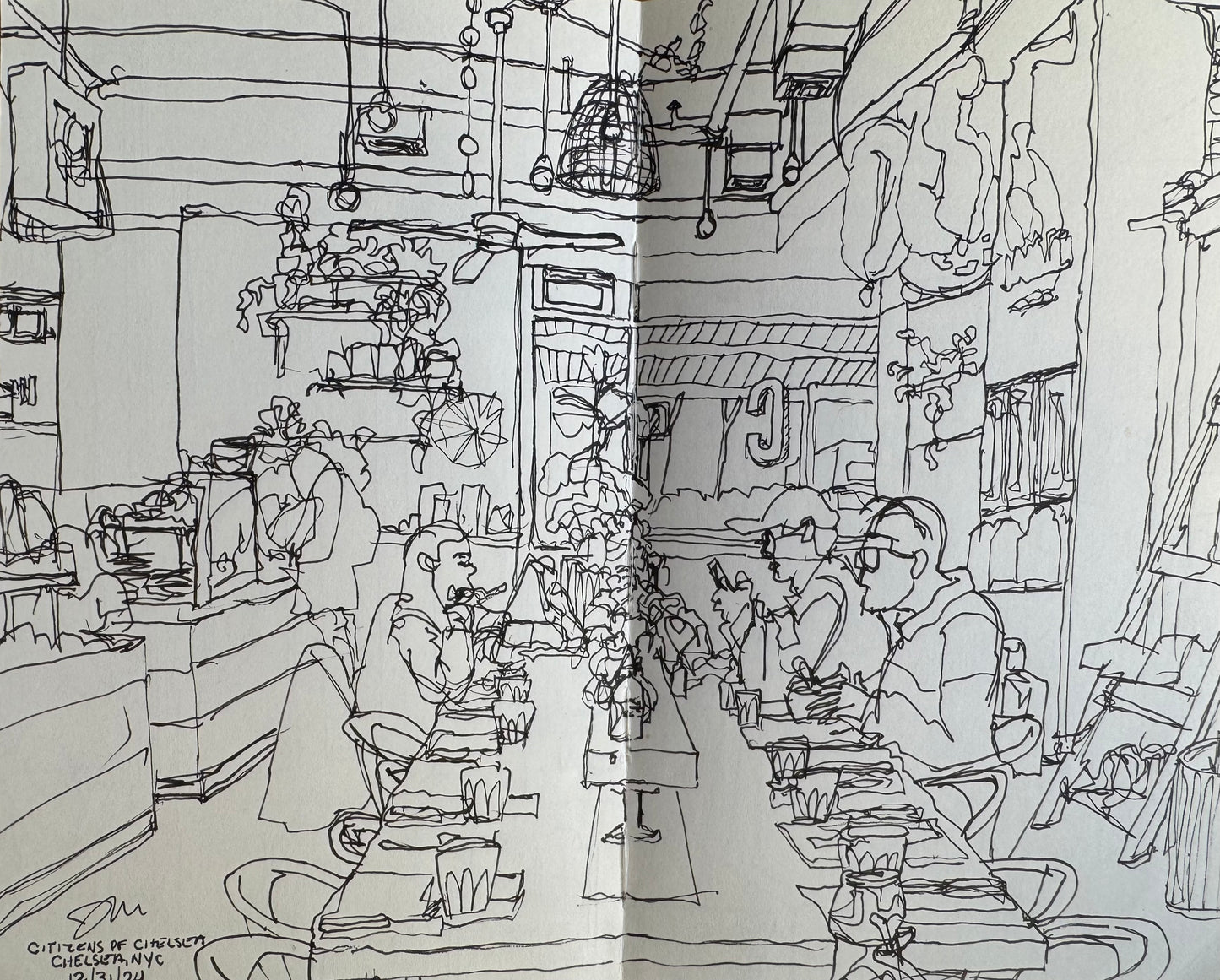 COFFEE SHOPS OF NEW YORK: 100 Hand-Drawn Cafes in One Book