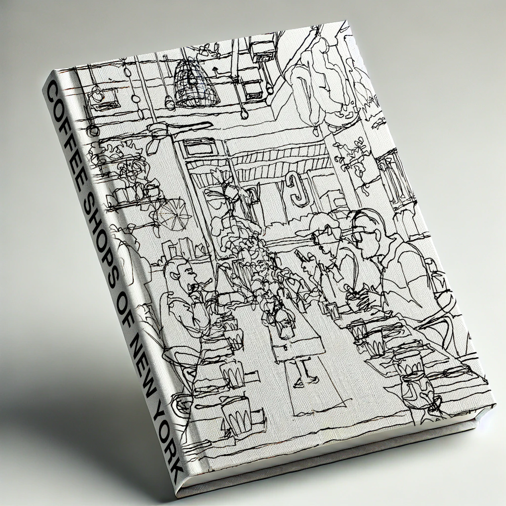 COFFEE SHOPS OF NEW YORK: 100 Hand-Drawn Cafes in One Book