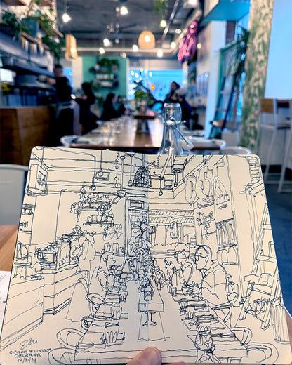 COFFEE SHOPS OF NEW YORK: 100 Hand-Drawn Cafes in One Book (Collector's Edition)