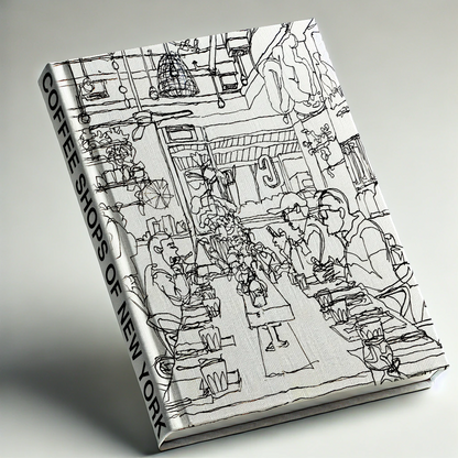 COFFEE SHOPS OF NEW YORK: 100 Hand-Drawn Cafes in One Book