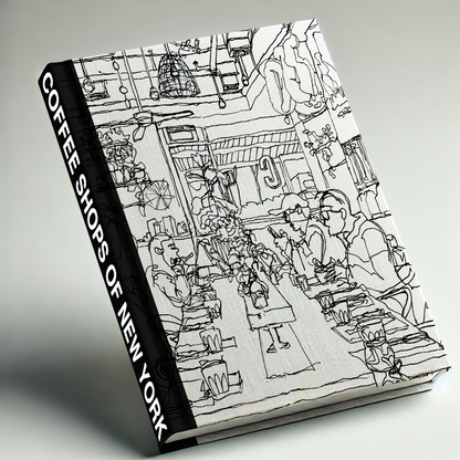 COFFEE SHOPS OF NEW YORK: 100 Hand-Drawn Cafes in One Book