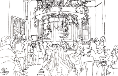 Devoción — Coffee Shops of New York Art Print