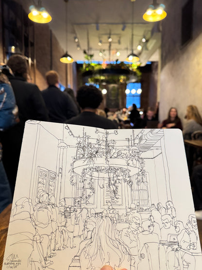 COFFEE SHOPS OF NEW YORK: 100 Hand-Drawn Cafes in One Book